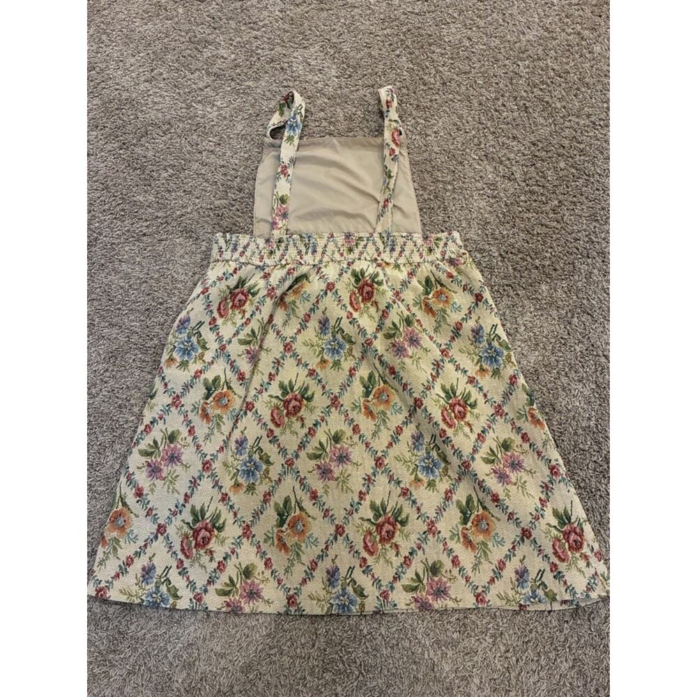 Polagram Floral Tapestry Mini Apron Unique Cottagecore Grandma Nostalgic Fun - Picture 4 of 16